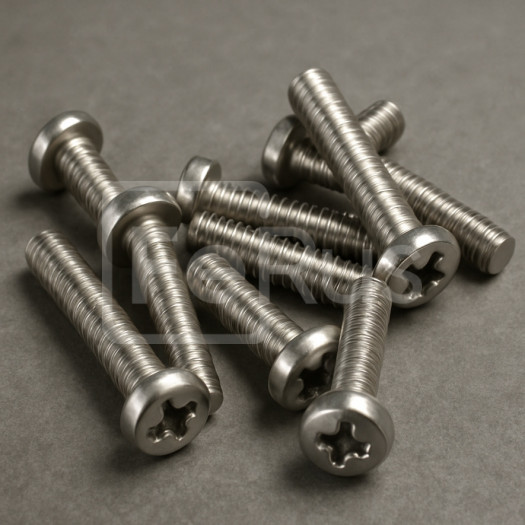 Винт стальной М10 шаг резьбы 1,5 мм 10Х17Н13М3Т ГОСТ 1759.0-87