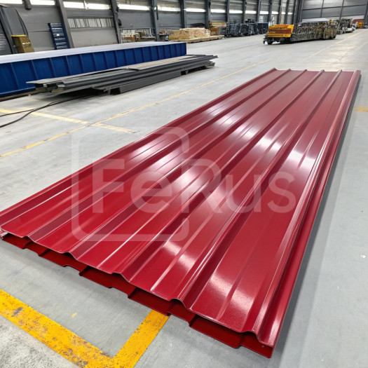 Профнастил С20 полиэстер (Zn100-180) 0,3х1100х1200 мм, RAL 3005